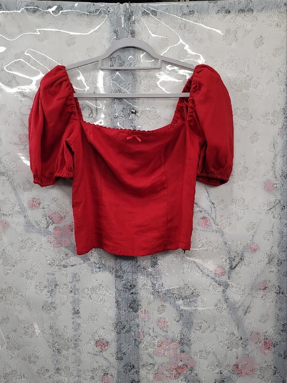 Reformation Marella Linen Top Size 10 - Picture 4 of 10
